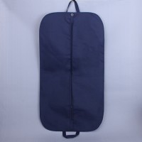 Custom non woven polypropylene black wedding dress garment suit cover bag wholesale/travel nonwoven foldable cloth garment bag