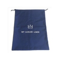 High quality logo customized cotton drawstring dust bag for clothes