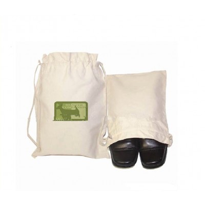 Wholesale custom made cotton dust shoe bag